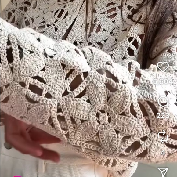 NWT ZARA 2025 collection SEQUIN MACRAMÉ CARDIGAN SIZE M
🚨PRICE FIRM NO DISCOUNT - Picture 10 of 16